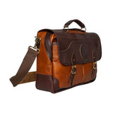LB-670 Bison Leather Entrepreneur Briefcase Made in USA
