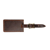 Heritage Leather Luggage Tag M-170_HER_LOGO Made in USA