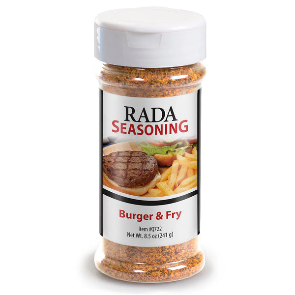 New: Burger & Fry Seasoning Big 8.5 oz by Rada Made in USA