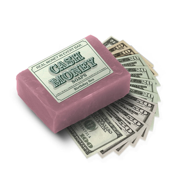 2-Pack of Birthday Sex Cash Money Soaps Made in USA