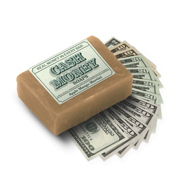 2-Pack of Apple Mango Martini Cash Money Soaps Made in USA