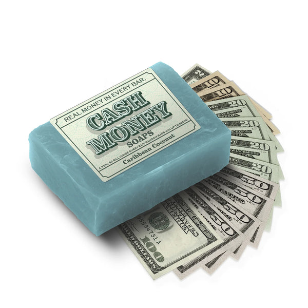 2-Pack of Caribbean Coconuts Cash Money Soaps Made in USA