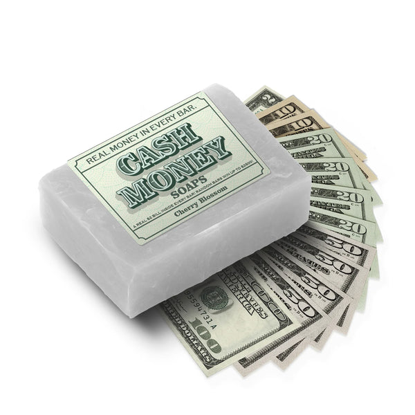 2-Pack of Cherry Blossom Cash Money Soaps Made in USA