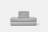 New Colors! Cotton Percale Bed Sheet Set Made in the USA of 100% USA Cotton (45% Organic)