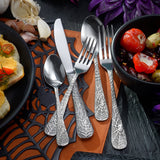 Webbed Spider - 60 Piece Set Flatware Made in USA