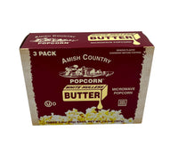 6-Pack Microwave Buttery White Hulless Popcorn