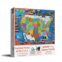 National Parks of the USA 1000 PC Puzzle Made in USA 5209