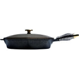 Finex 12" Cast Iron Skillet With Lid SKU: SL12-10001 Made in USA