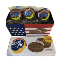 Back in Stock: Americana Mini MoonPie Tin 13-Pack of Mini Pies Made in USA