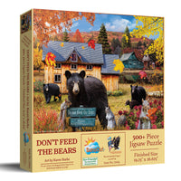 1268 Don't Feed the Bears 500+ pc Puzzle