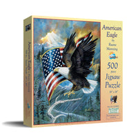 New: 0966 American Eagle 500 pc Puzzle Designed & Crafted in USA!