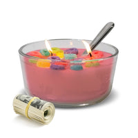New Baked Apple Pie Scent Cereal Cash Candle - Made in USA