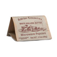 6-Pack Microwave Buttery White Hulless Popcorn