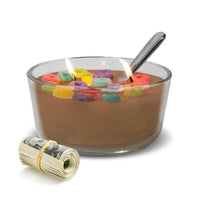 New Cinnamon Bun Cereal Cash Candle - Made in USA