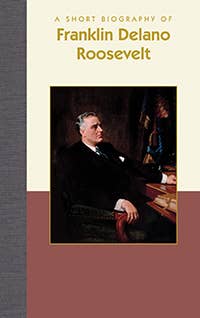 A Short Biography of Franklin Delano Roosevelt (FDR) Pocket Book Made in USA