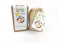 32 Colors Crayon Rocks in a Fun Bag Makes a Perfect Gift.