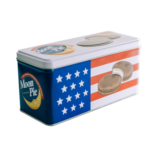 Back in Stock: Americana Mini MoonPie Tin 13-Pack of Mini Pies Made in USA