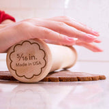 New Perfect Cookie Rolling Pin 5/16" for Thicker Cookies by Ann Clark
