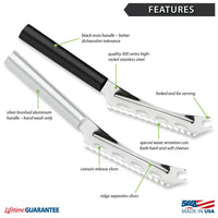 New: Premium Cheese Knife R139 Stainless Handle Made in USA