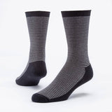 Organic Cotton Cushion Crew Socks: Navy / L