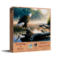 Scouting the River 1000 pc Puzzle 0924 Made in USA