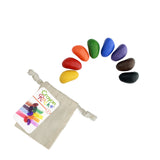 8 Colors of Crayon Rocks in a Muslin Bag -great starter set