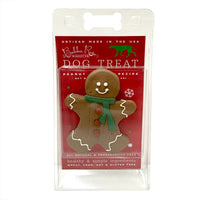 Gingerbread Man Artisan Dog Treat: Individually Wrapped Made in USA