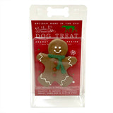 Gingerbread Man Artisan Dog Treat: Individually Wrapped Made in USA