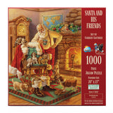 0396 Santa and His Friends 1000 pc Puzzle Made in USA