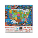 National Parks of the USA 1000 PC Puzzle Made in USA 5209