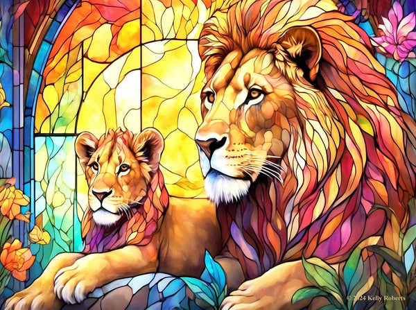 0781 SG Zoo - Lion Family 1000pc Puzzle