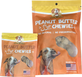 2-Pack 8oz Peanut Butter Soft Chewy Dog Treats Made in USA