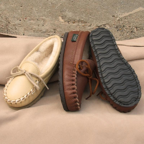 Children's Cushion-Flex Sole Sheepskin Slippers #3300S-CFS Made in USA