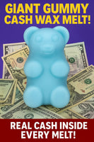 2-Pack WORLDS LARGEST GUMMY BEAR CASH WAX MELT