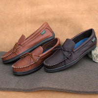New: Men's Wrap-Around Rubber Sole Shoes Item #485 Cowhide Made in USA