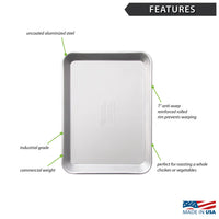 New: Quarter Sheet Pan Commercial Grade Made in USA #6023