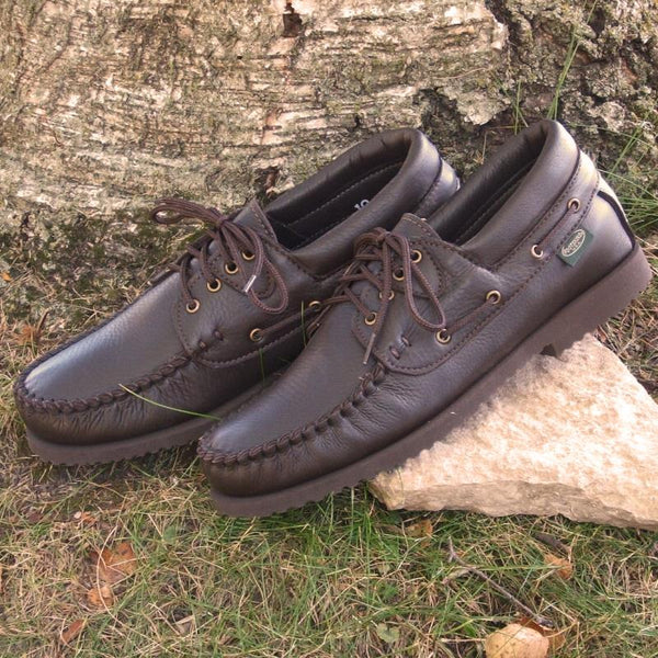 Sale: New Men's Lace-up Shoes - Cushion-Flex Soles #497-CFS Deerskin Leather Made in USA