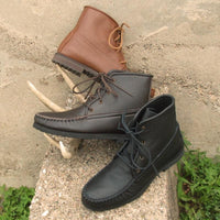 New Men's Deertan Walking Boots Made in USA by Footskins #1540-CFS