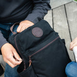 NEW Waxed & Camo Standard Backpack / Bookbag SKU: B-156 Made in USA