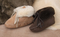 Baby Sheepskin Booties Made in USA by Footskins 100S/150S