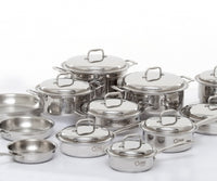 21 Piece Stainless Steel Cookware Set USA Made