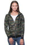 Camo Fleece Full Zip Hoody USA Made by Royal Apparel 3510CMO