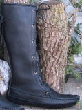 Men's Knee High Deertan Boots Made in US by Footskin 4740