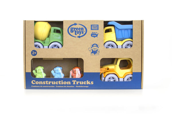 Construction Trucks Play Set by Green Toys Made in USA