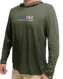 USA SoftTECH™ Lightweight Hoodie by WSI Sport Made in USA 672BLHHF