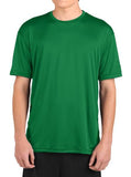 NEW! 2-Pack Solid Color Youth Junior Microtech™ Loose Fit Short Sleeve Shirt Made in USA