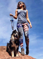 2A 'MERICA American Flag LEGGING by WSI Made in USA 941BPSM