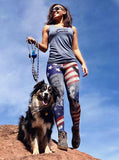 2A 'MERICA American Flag LEGGING by WSI Made in USA 941BPSM