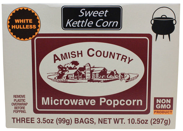 6-Pack Microwave Amish Kettle Popcorn Made in USA