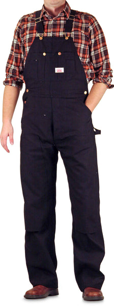Black Extra Heavy Duty Black Cotton Duck Overall by ROUND HOUSE® Made in USA 383